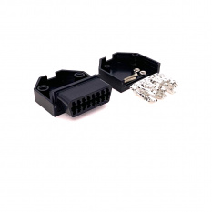 Штекер OBD2 (мама) разборный