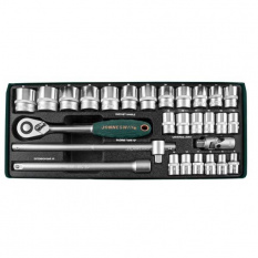 Набор головок торцевых Jonnesway S04H4728S 1/2"DR, 8-34 мм, 28 предметов