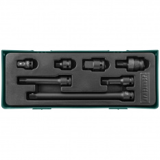 Комплект аксессуаров для ударных головок 1/2"DR, 7 предметов