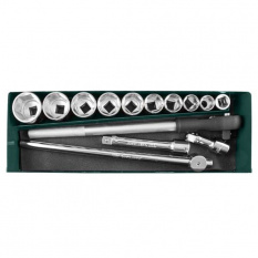 Набор головок торцевых Jonnesway S04H6115SA 3/4"DR, 22-50 мм
