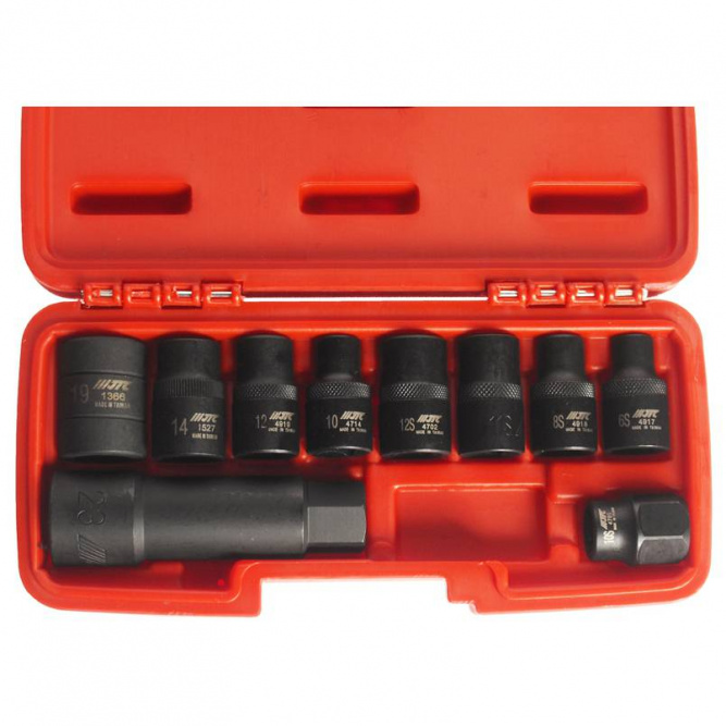 Набор головок специальных 1/2&amp;quot;, 3/8&amp;quot; 5-гранных и RIBE (10шт) JTC-4918S