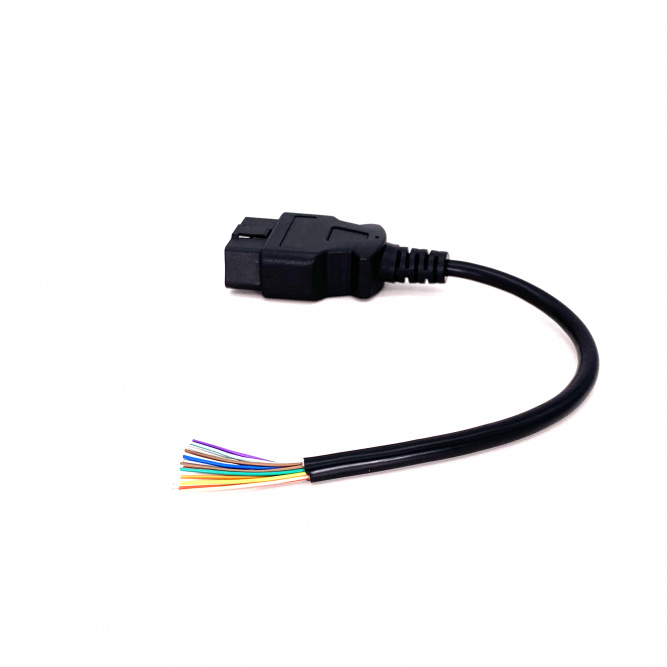Штекер OBD2 (папа) с проводом