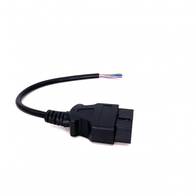 Штекер OBD2 (папа) с проводом