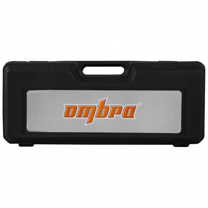 Домкрат подкатной с фиксатором OMBRA OHT225C в кейсе, 2.5 тонны, 140-387 мм